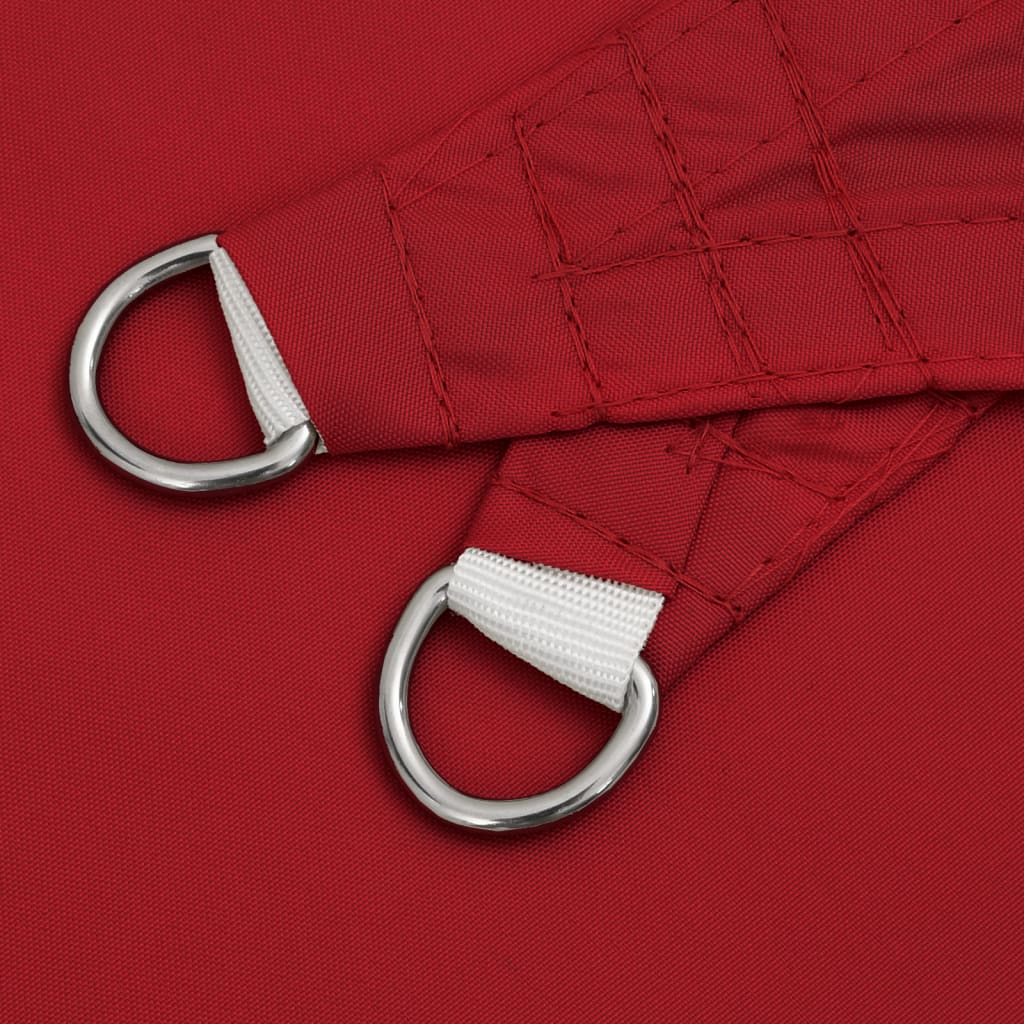 Sonnensegel Oxford-Gewebe Quadratisch 3,6x3,6 m Rot