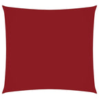 Sonnensegel Oxford-Gewebe Quadratisch 6x6 m Rot