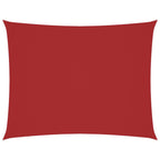 Sonnensegel Oxford-Gewebe Rechteckig 2x3,5 m Rot