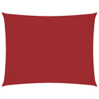 Sonnensegel Oxford-Gewebe Rechteckig 2,5x4 m Rot