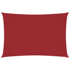 Sonnensegel Oxford-Gewebe Rechteckig 2,5x4,5 m Rot