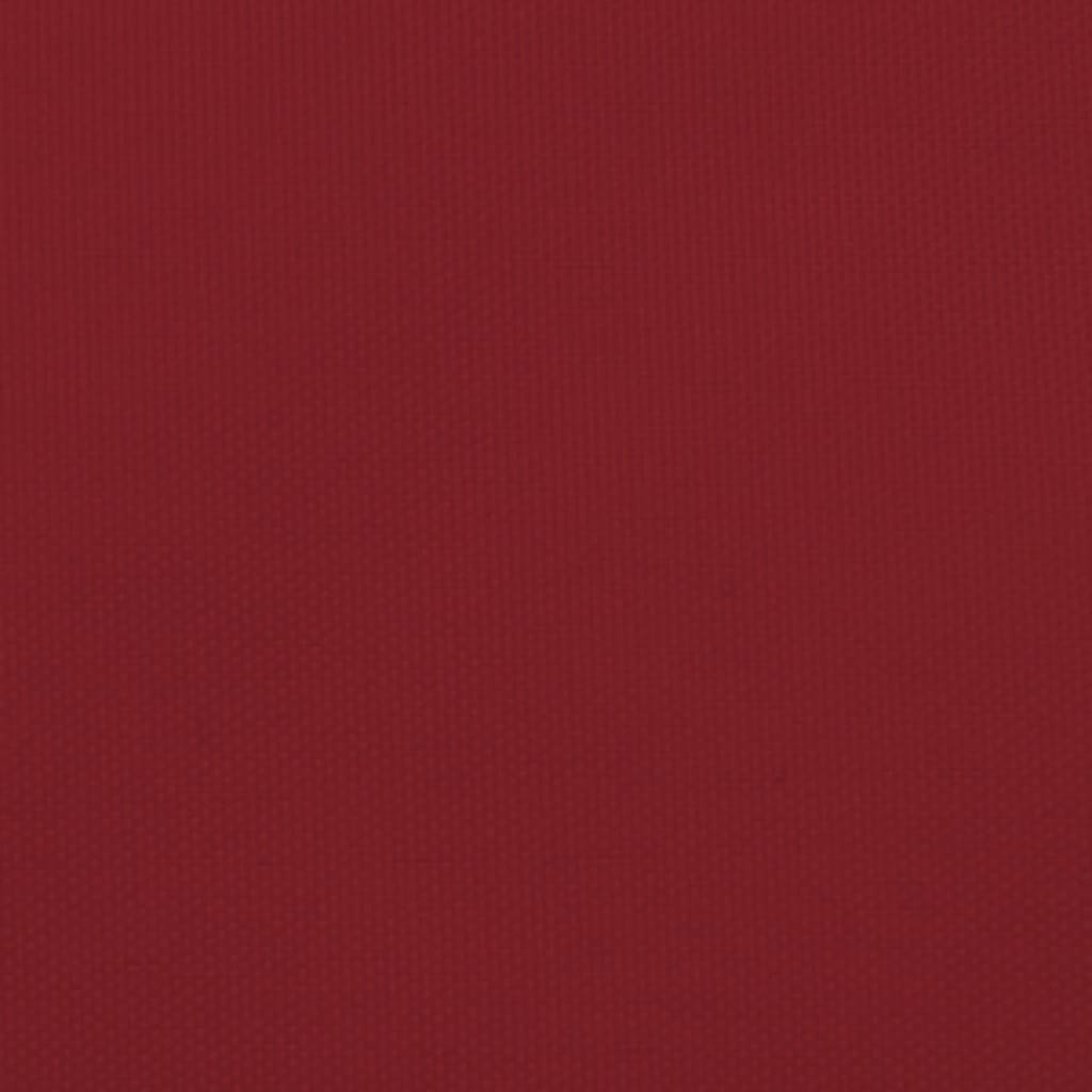 Sonnensegel Oxford-Gewebe Rechteckig 3x4,5 m Rot