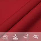 Sonnensegel Oxford-Gewebe Rechteckig 3x6 m Rot