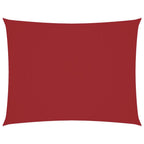 Sonnensegel Oxford-Gewebe Rechteckig 5x7 m Rot