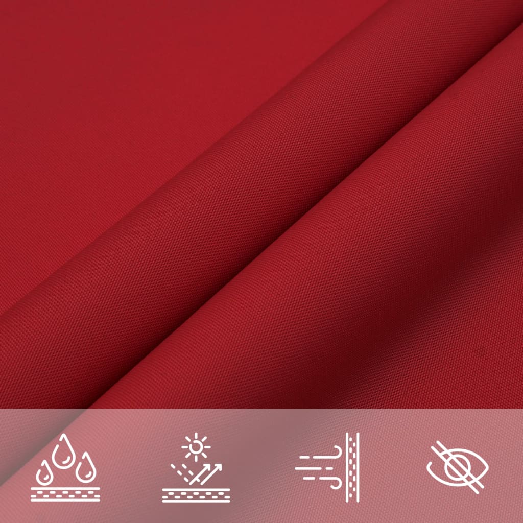 Sonnensegel Oxford-Gewebe Rechteckig 5x7 m Rot