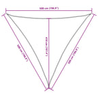 Sonnensegel Oxford-Gewebe Dreieckig 5x5x5 m Rot