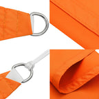 Sonnensegel Oxford-Gewebe Rechteckig 3,5x5 m Orange