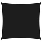 Sonnensegel Oxford-Gewebe Quadratisch 5x5 m Schwarz