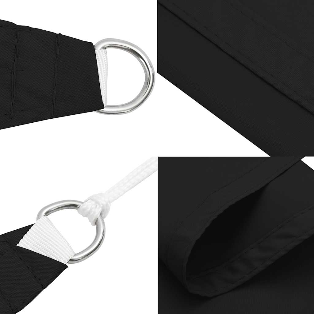 Sonnensegel Oxford-Gewebe Dreieckig 2,5x2,5x3,5 m Schwarz