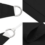 Sonnensegel Oxford-Gewebe Dreieckig 3x3x3 m Schwarz