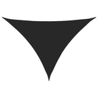 Sonnensegel Oxford-Gewebe Dreieckig 4x5x6,4 m Schwarz
