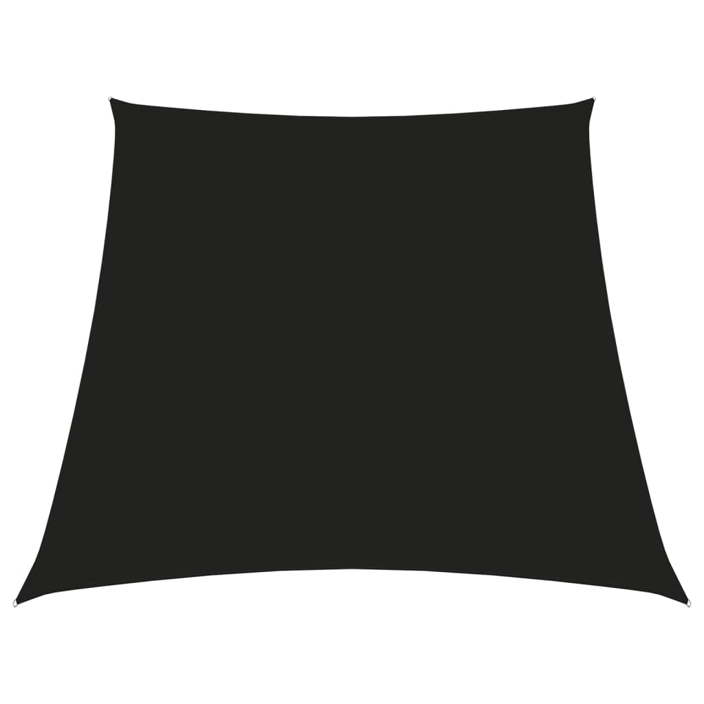 Sonnensegel Oxford-Gewebe Trapezförmig 2/4x3 m Schwarz
