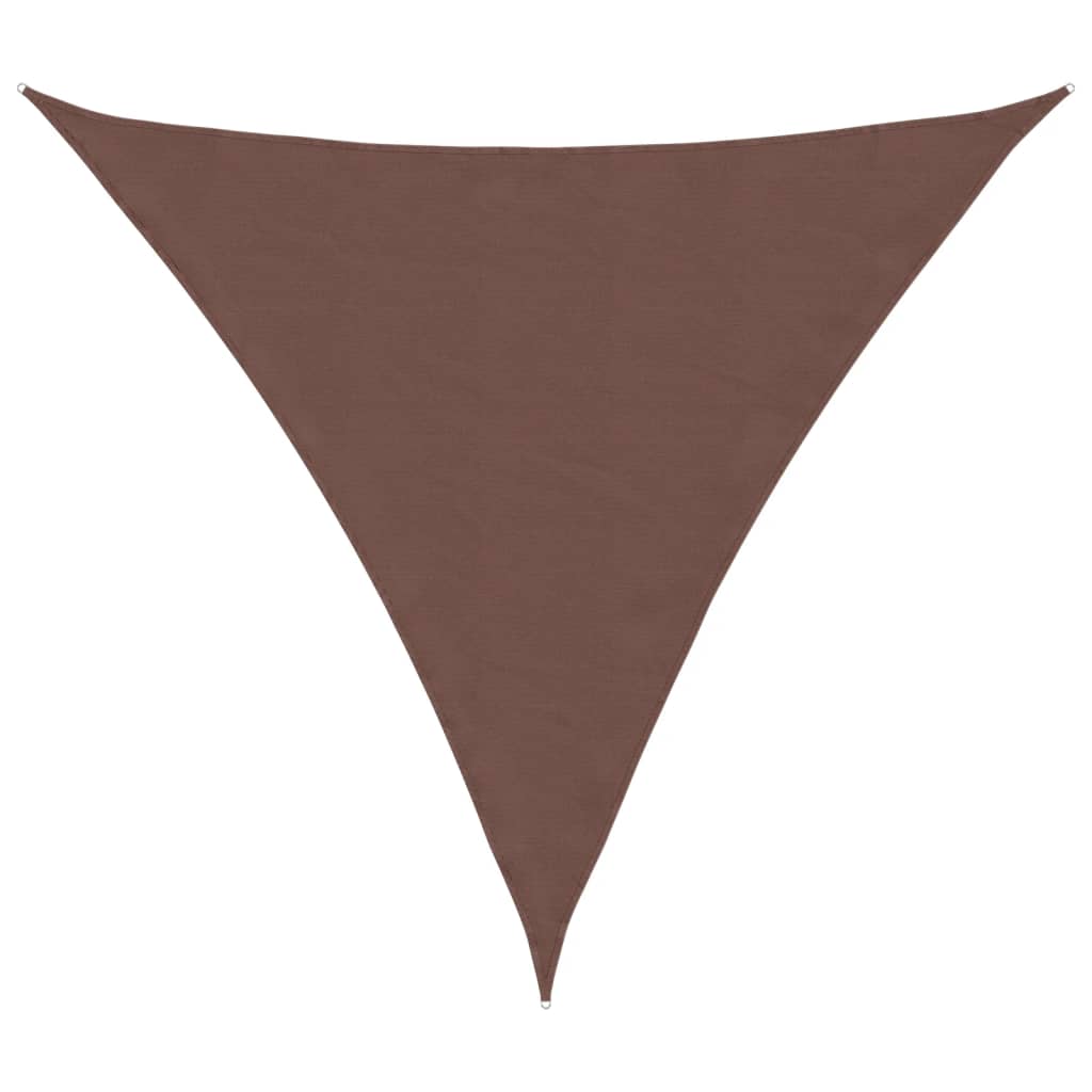 Sonnensegel Oxford-Gewebe Dreieckig 3,6x3,6x3,6 m Braun
