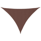 Sonnensegel Oxford-Gewebe Dreieckig 5x5x6 m Braun