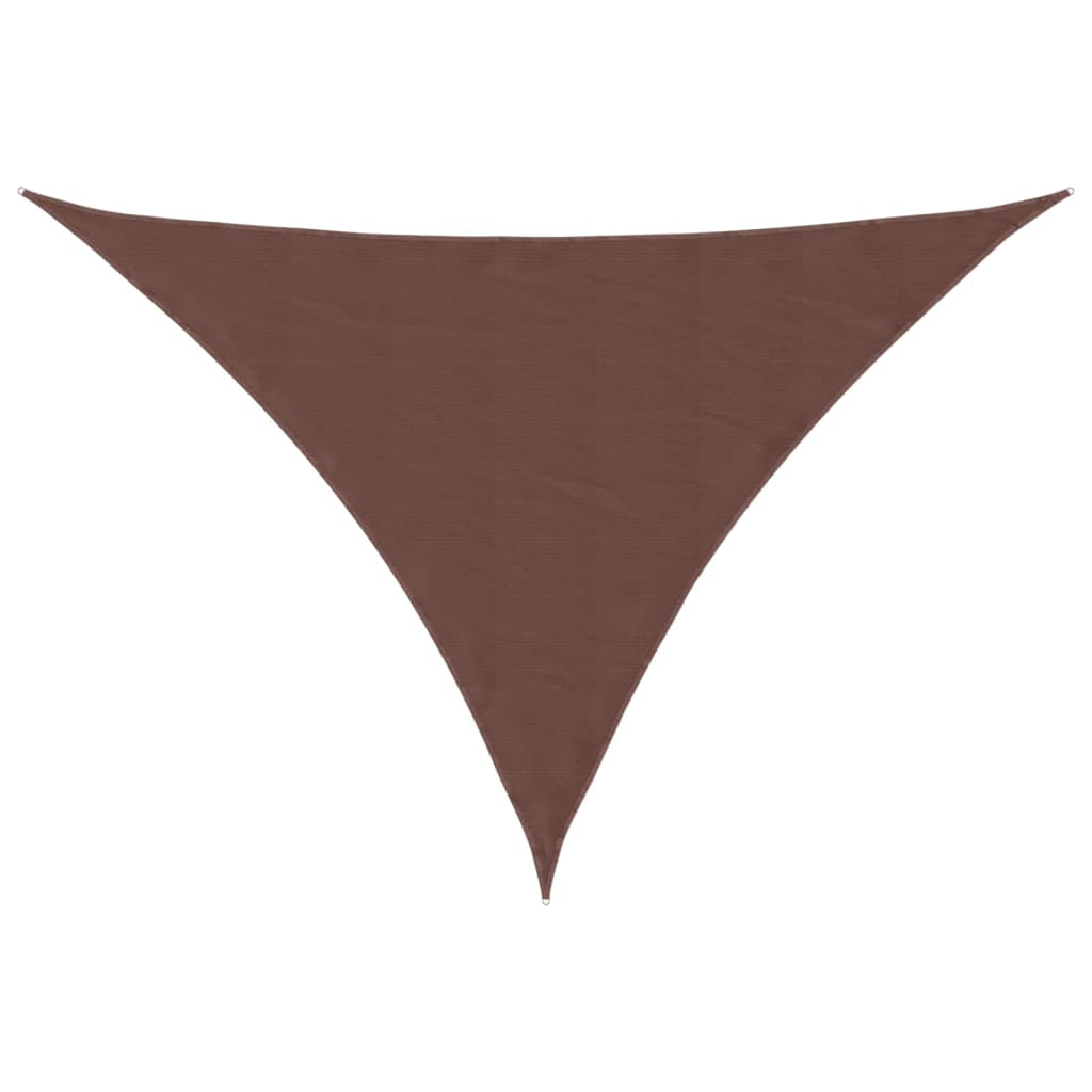 Sonnensegel Oxford-Gewebe Dreieckig 5x5x6 m Braun