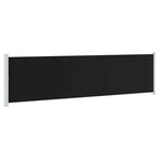 Seitenmarkise Ausziehbar 600x160 cm Schwarz