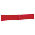 Ausziehbare Seitenmarkise 170x1200 cm Rot