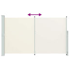 Seitenmarkise Ausziehbar 180x300 cm Creme