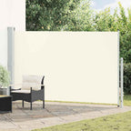 Seitenmarkise Ausziehbar 180x300 cm Creme