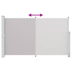 Seitenmarkise Ausziehbar 180x300 cm Grau