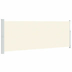 Seitenmarkise Ausziehbar 180x500 cm Creme