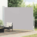 Seitenmarkise Ausziehbar 200x300 cm Grau
