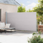 Seitenmarkise Ausziehbar 200x500 cm Grau