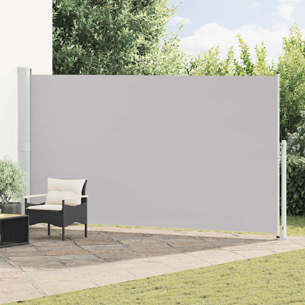 Seitenmarkise Ausziehbar 200x500 cm Grau