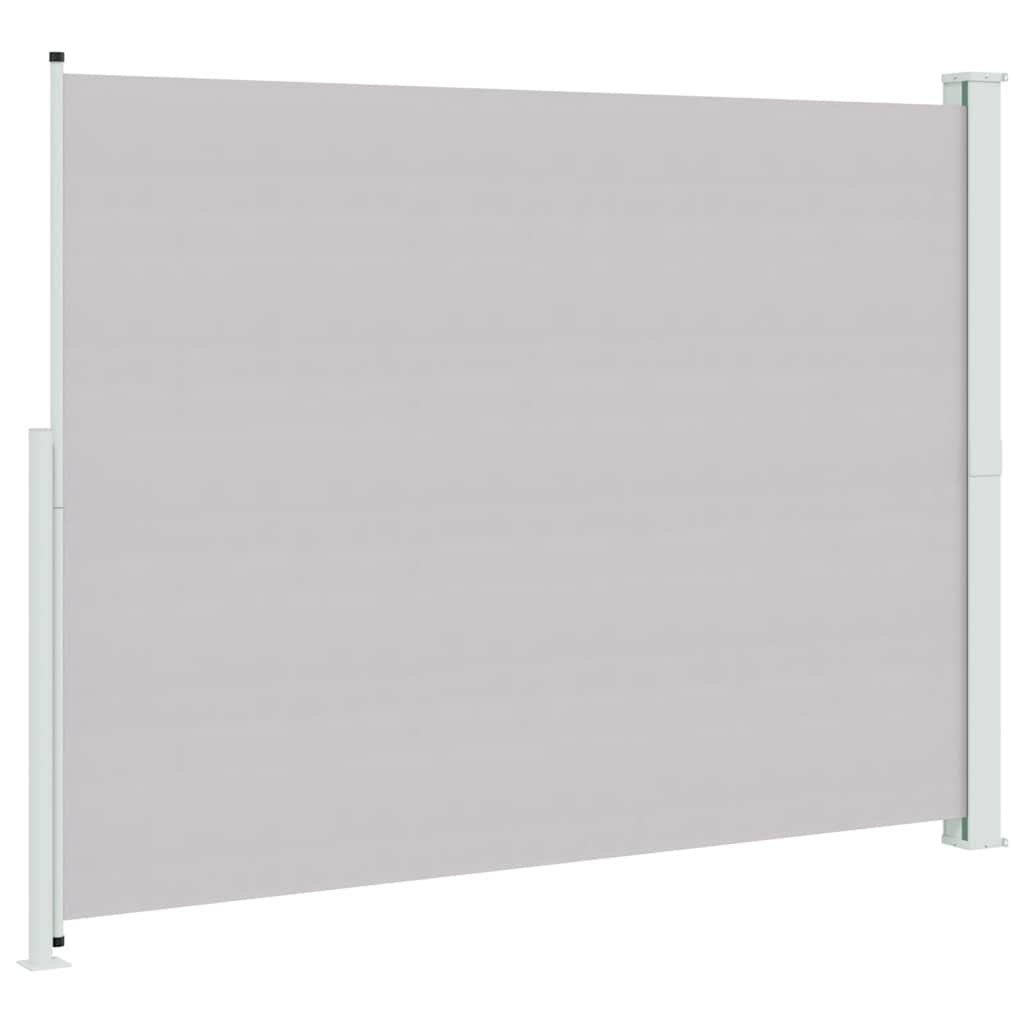Seitenmarkise Ausziehbar 220x300 cm Grau