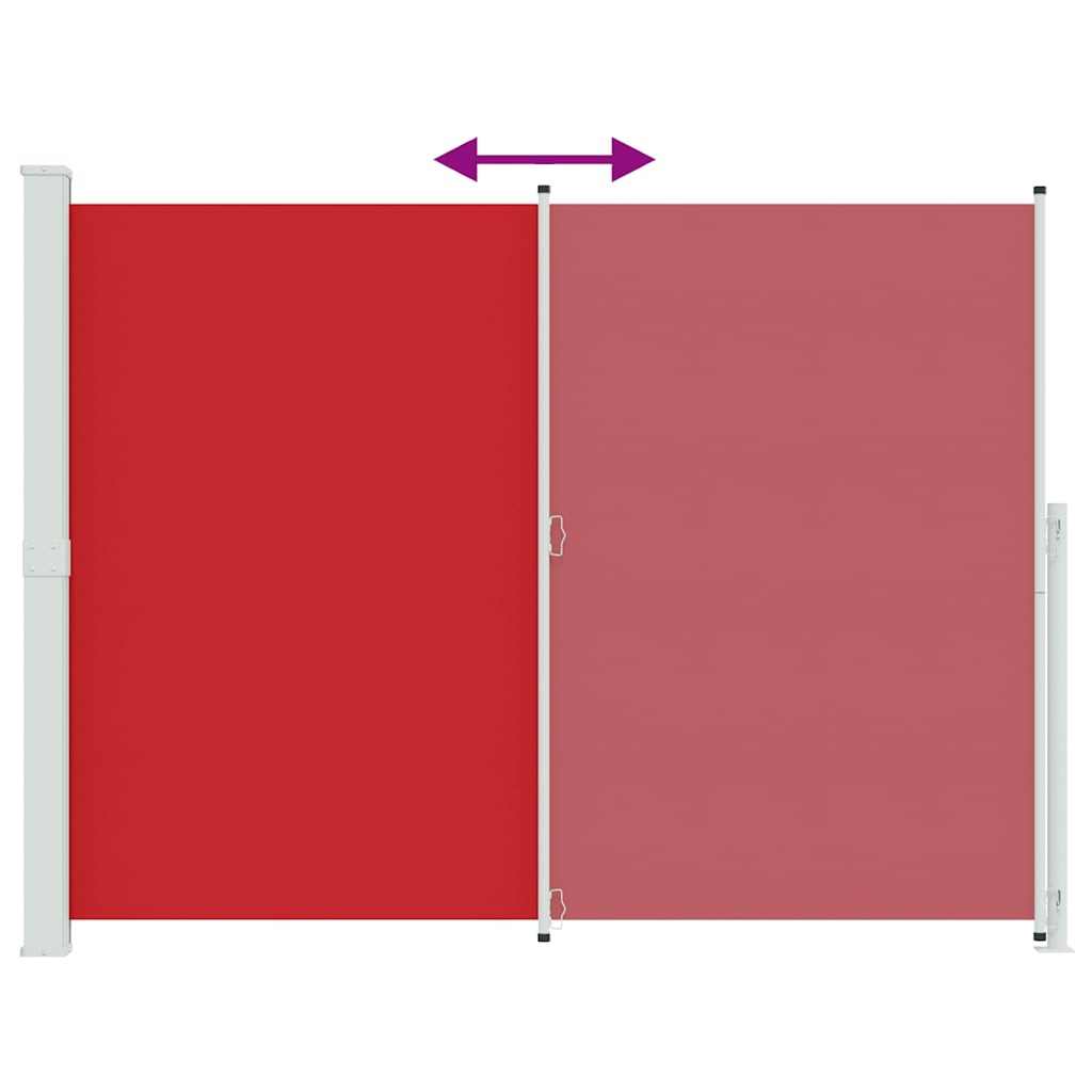 Seitenmarkise Ausziehbar 220x300 cm Rot