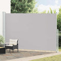 Seitenmarkise Ausziehbar 220x500 cm Grau