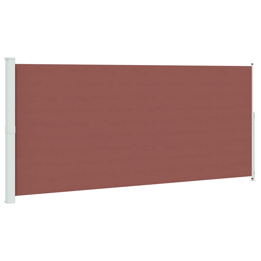Seitenmarkise Ausziehbar 220x500 cm Braun