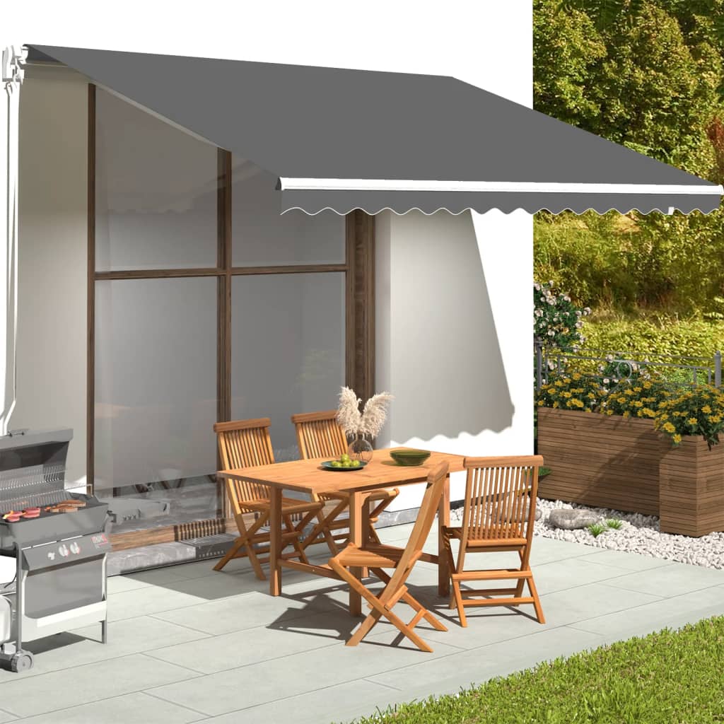 Markisenbespannung Anthrazit 4,5x3,5 m