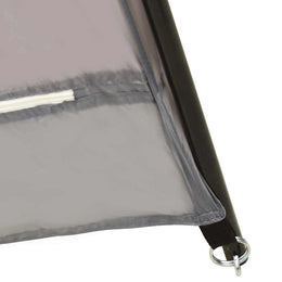 vidaXL Pool-Zelt Stoff 660x580x250 cm Grau