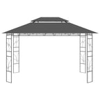 Pavillon 4x3x2,7 m Anthrazit 160 g/m²