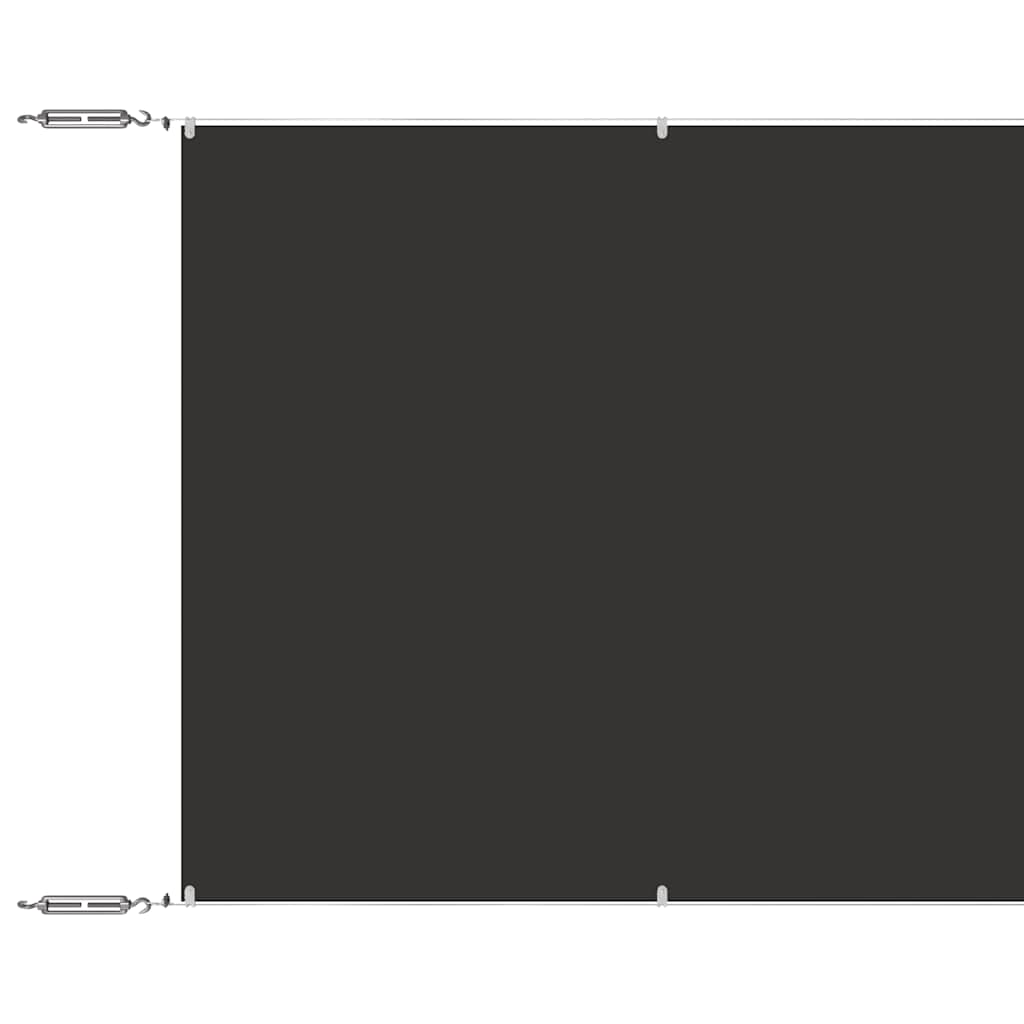 Senkrechtmarkise Anthrazit 60x600 cm Oxford-Gewebe