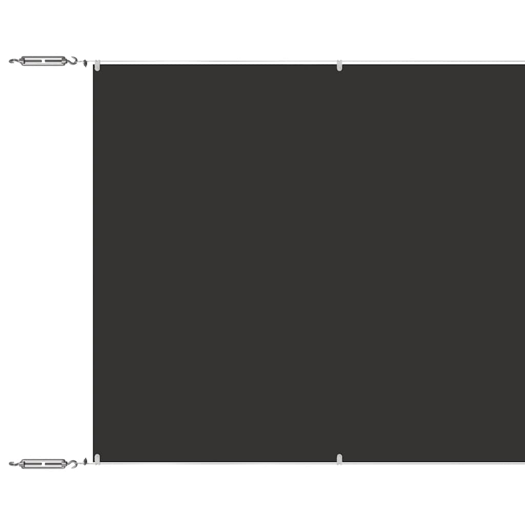 Senkrechtmarkise Anthrazit 100x1000 cm Oxford-Gewebe