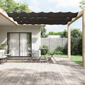 Senkrechtmarkise Anthrazit 100x1200 cm Oxford-Gewebe