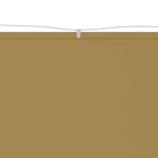 Senkrechtmarkise Beige 140x1200 cm Oxford-Gewebe