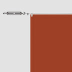 Senkrechtmarkise Terrakotta 140x600 cm Oxford-Gewebe
