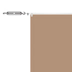 Senkrechtmarkise Taupe 100x1000 cm Oxford-Gewebe