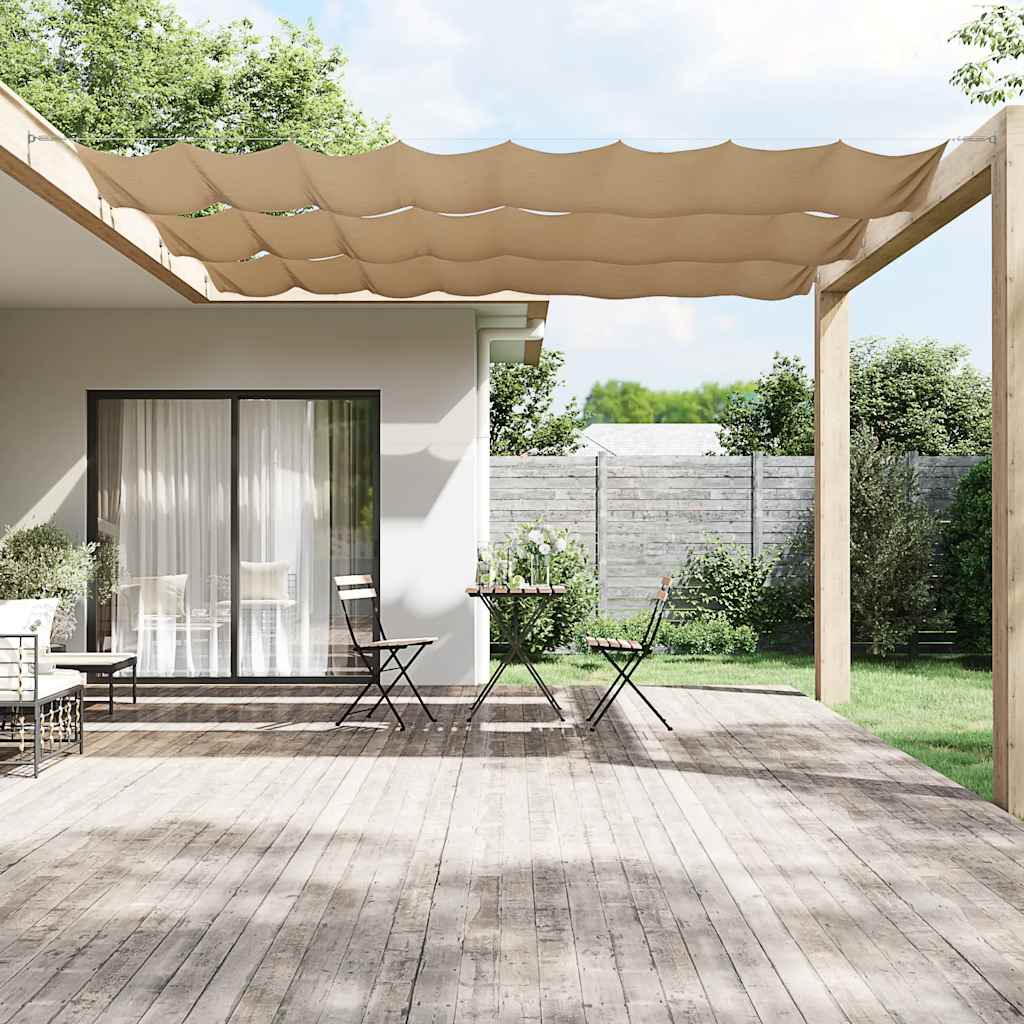 Senkrechtmarkise Taupe 100x1000 cm Oxford-Gewebe