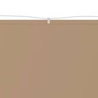 Senkrechtmarkise Taupe 140x600 cm Oxford-Gewebe