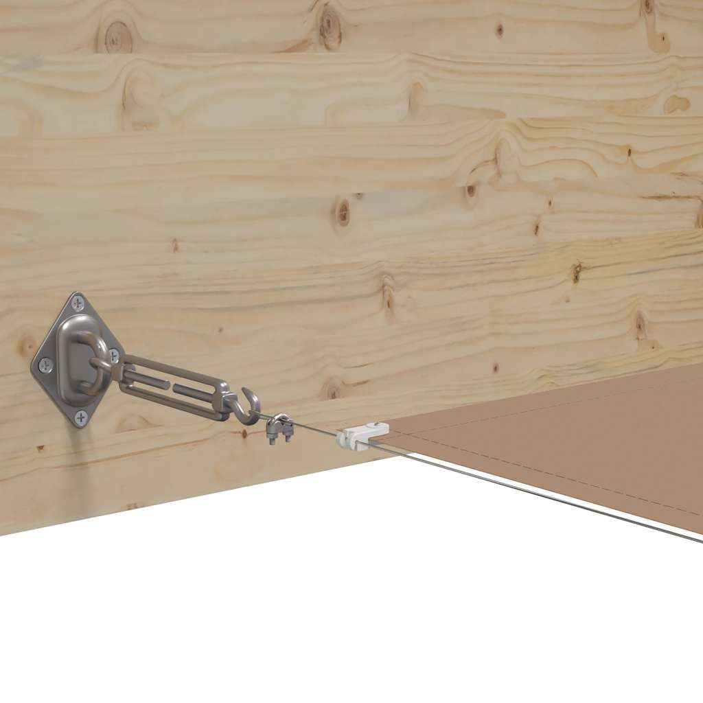 Senkrechtmarkise Taupe 140x600 cm Oxford-Gewebe