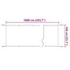 Senkrechtmarkise Blau 140x1000 cm Oxford-Gewebe