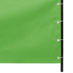 Balkon-Sichtschutz Hellgrün 100x240 cm Oxford-Gewebe