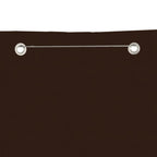Balkon-Sichtschutz Braun 140x240 cm Oxford-Gewebe