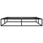 Bettgestell Schwarz Metall 140x200 cm