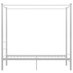 Himmelbett Weiß Metall 90x200 cm