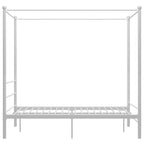 Himmelbett Weiß Metall 120x200 cm